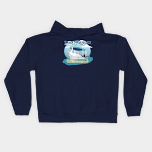 Plaza Swan Boats Kids Hoodie